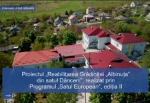 InvestiÈii Ăźn educaÈie, infrastructurÄ Èi servicii publice: satul DÄnceni se modernizeazÄ prin programele naÈionale, cu sprijinul Guvernelor de la ChiÈinÄu Èi BucureÈti
