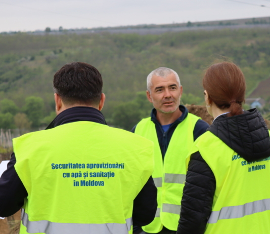 Lucrările de extindere și modernizare a rețelelor de apă în Cahul și Vulcănești, evaluate de echipa proiectului SAASM