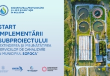 Guvernul va moderniza infrastructura de canalizare din Soroca cu sprijinul Băncii Mondiale